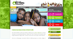 Desktop Screenshot of ecolierssolidaires.enfantsdumekong.com